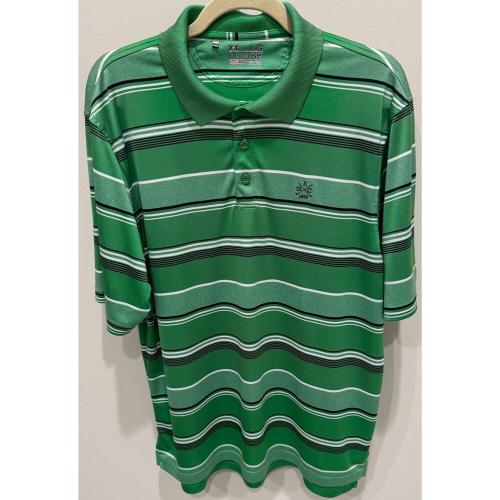 Evanston Golf Club - Under Armour Golf Shirt - Men's Size Large - Green